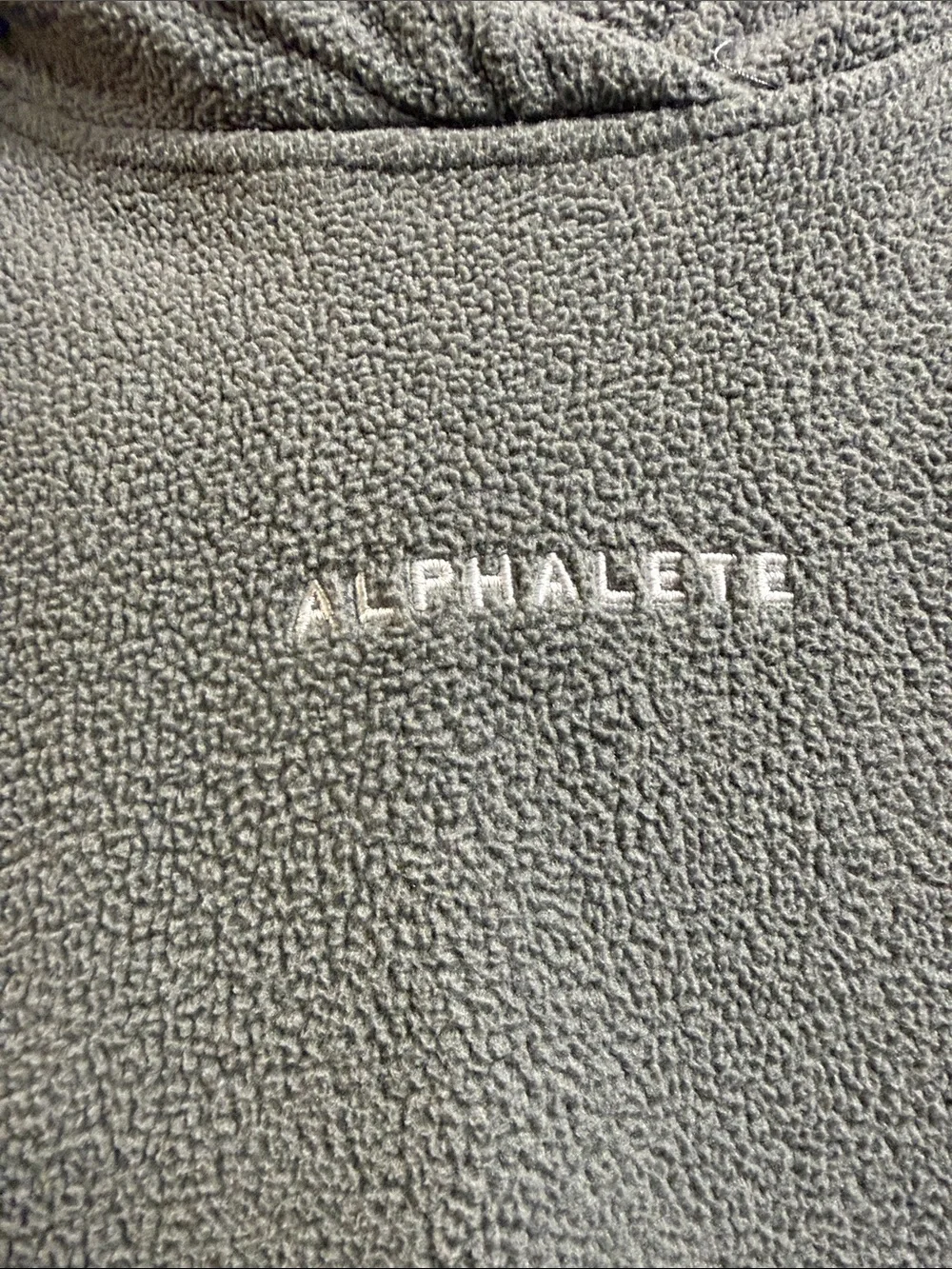 Alphalete Gray Sherpa Pullover